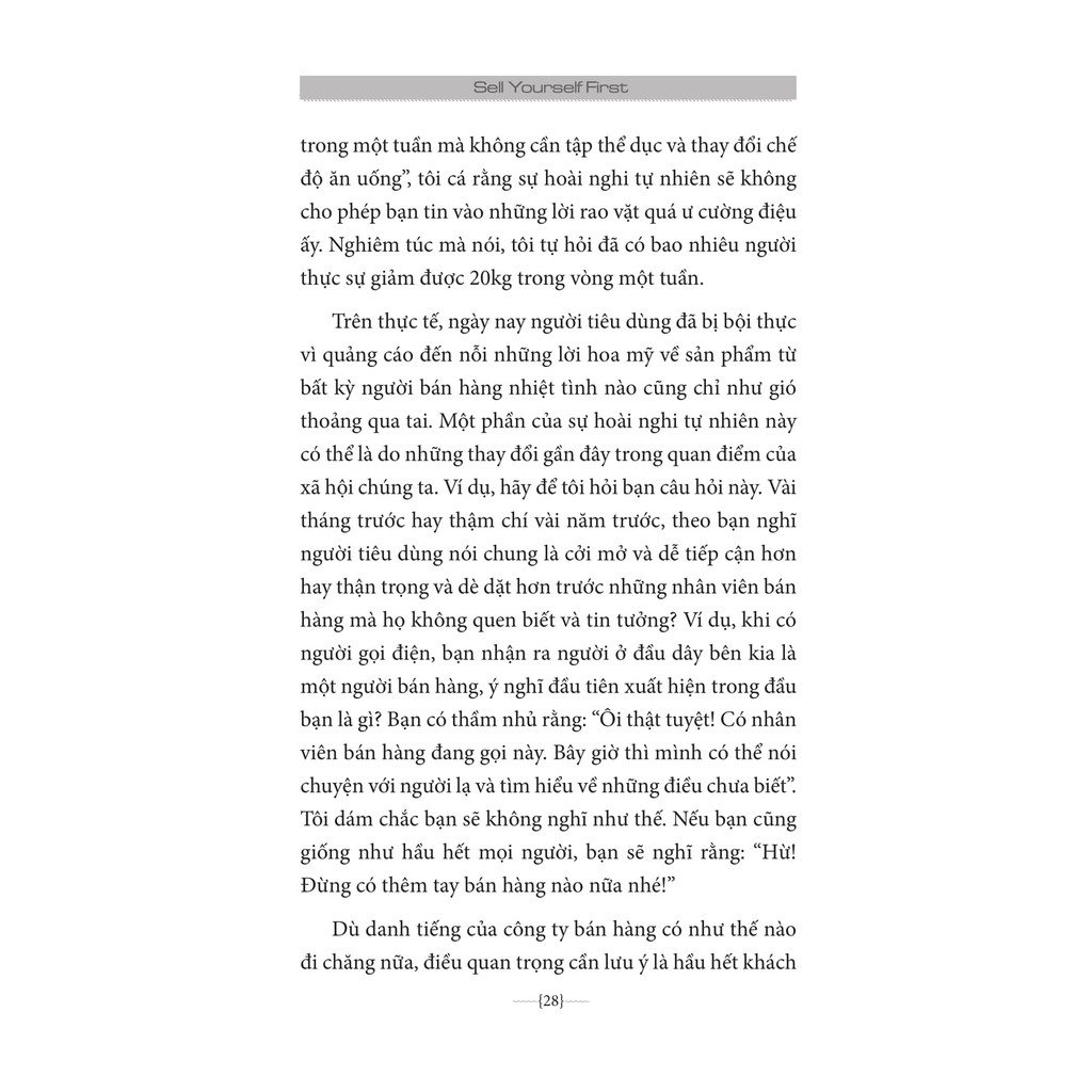 Sách - Người Bán Hàng Giỏi Phải Bán Mình Trước - Nguyên Tắc Quan Trọng Để Trở Thành Người Bán Hàng Xuất Sắc