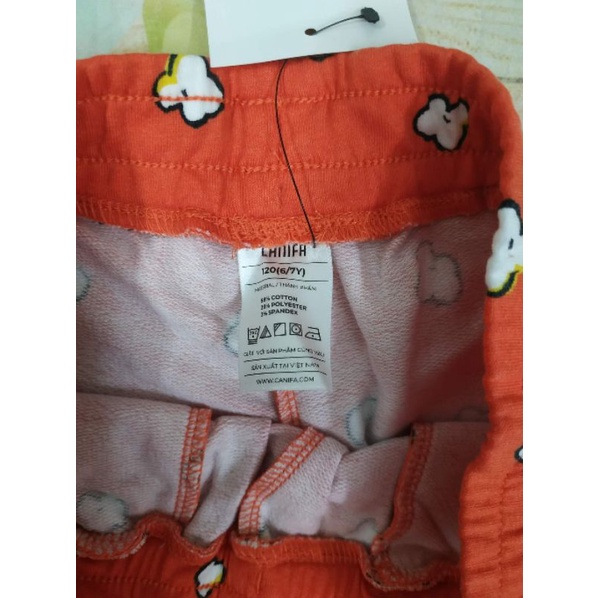 Quần nỉ hoạ tiết bé gái Canifa