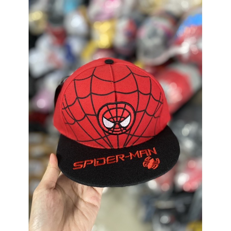 Mũ hiphop Spiderman chipi cho bé trai 2-6 tuổi