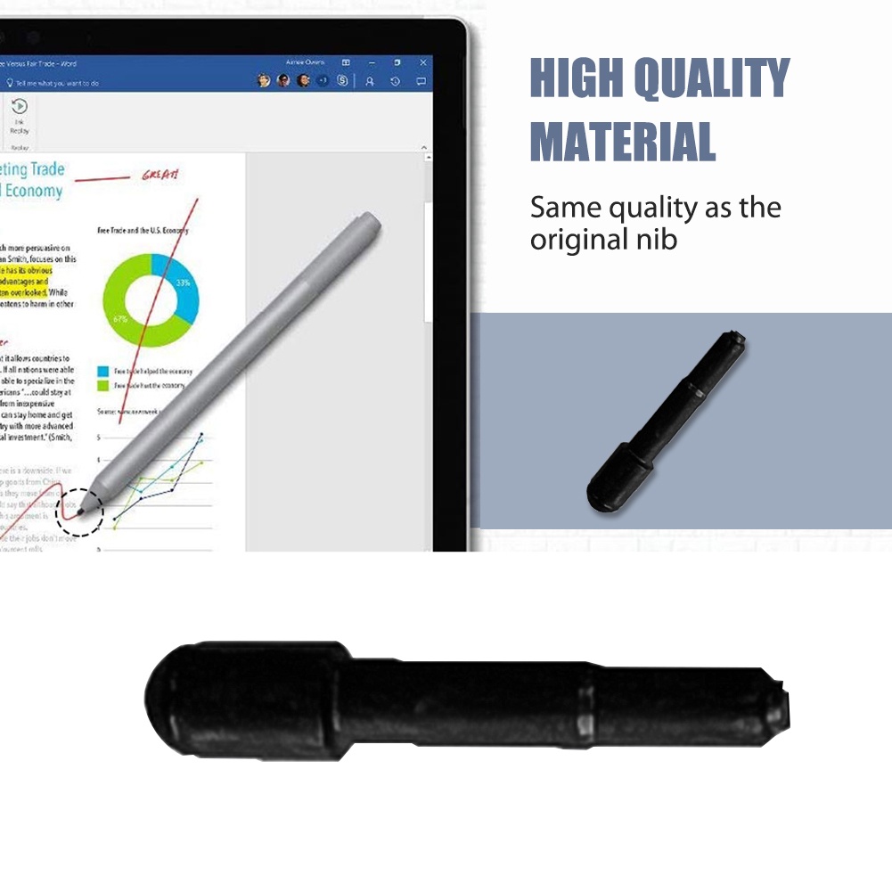 Set 1 / 3 Đầu Bút Cảm Ứng Thay Thế Chuyên Dụng Cho DELL PN556W / Thinkpad Pro