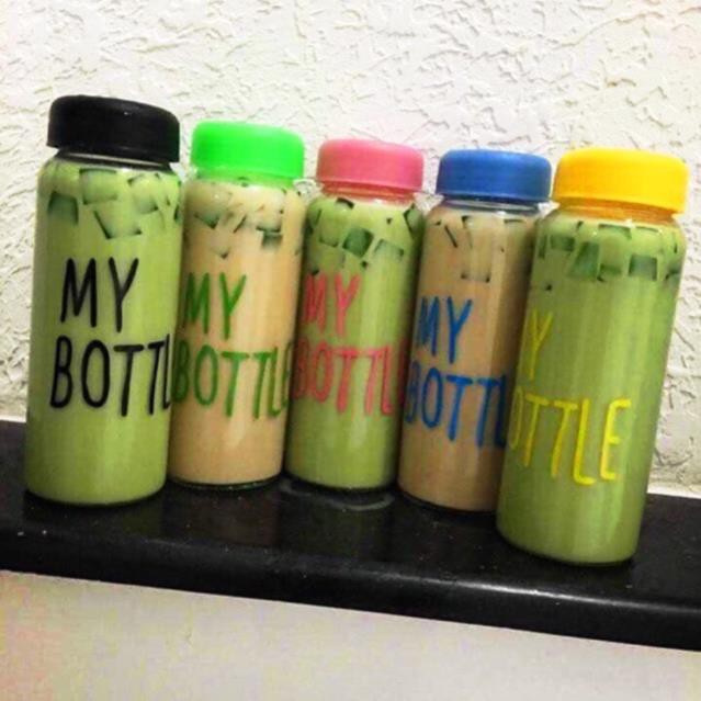 (Chọn màu) BÌNH NƯỚC THUỶ TINH MY BOTTLE - giá sỉ, lẻ
