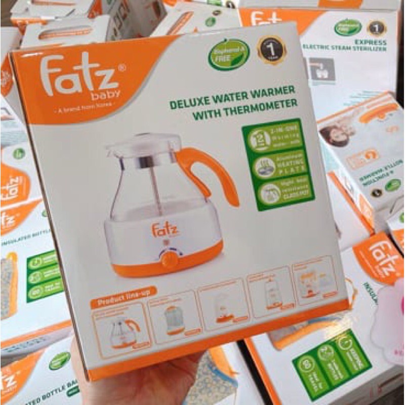 [ BH 12 tháng ] Máy hâm nước pha sữa fatz baby 800ml ( có đồng hồ đo nhiệt kế )