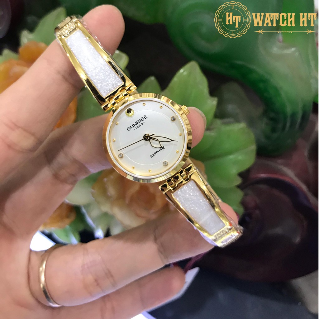 Đồng hồ nữ SUNRISE 9957SA full hộp, thẻ chính hãng, Kính Sapphire chống xước chống nước tuyệt đối | BigBuy360 - bigbuy360.vn