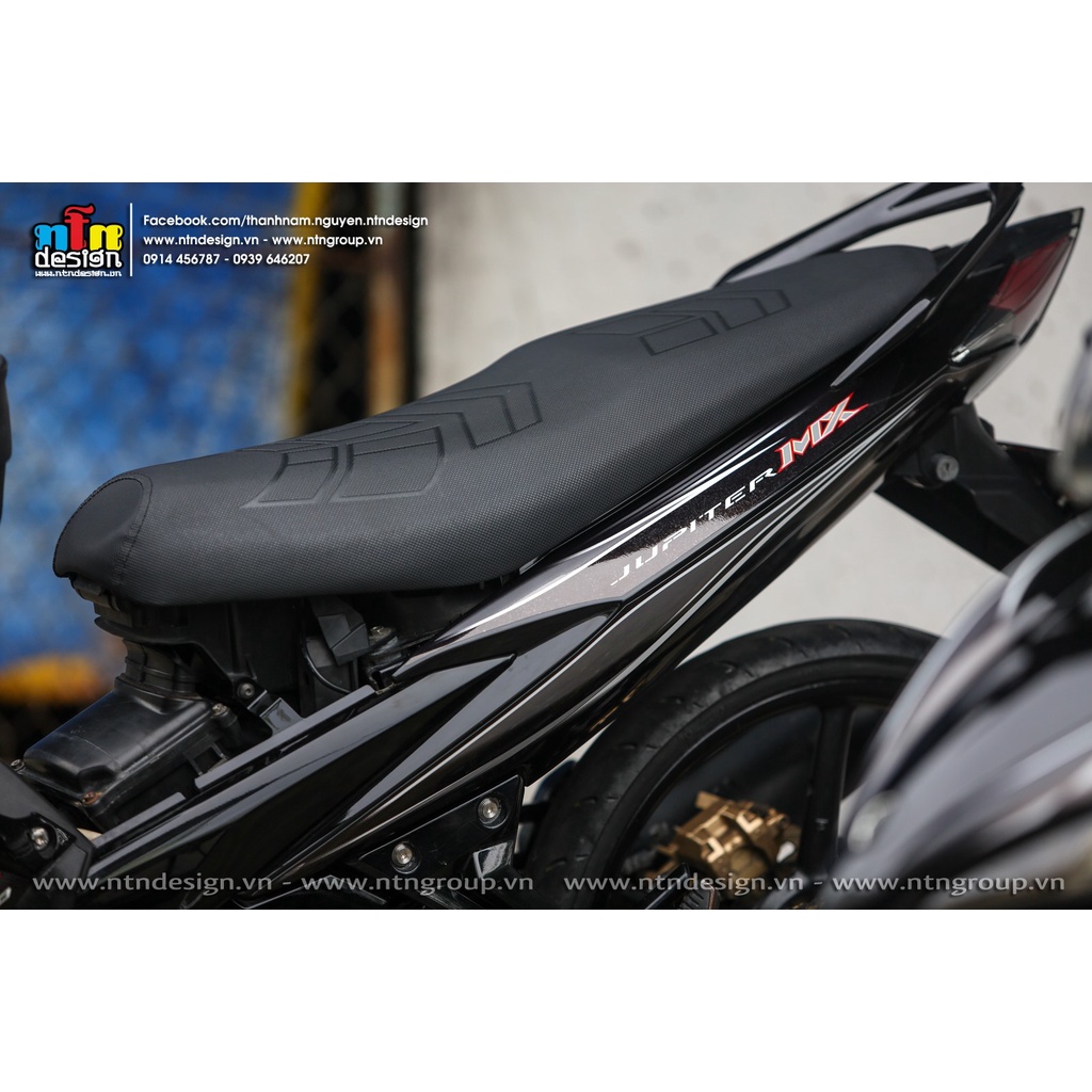 Tem Rời Dán Xe Exciter 135 Mẫu Đen Trắng Xám Chữ MX Cực Đẹp, Hàng 3 Lớp Chất Lượng Cao