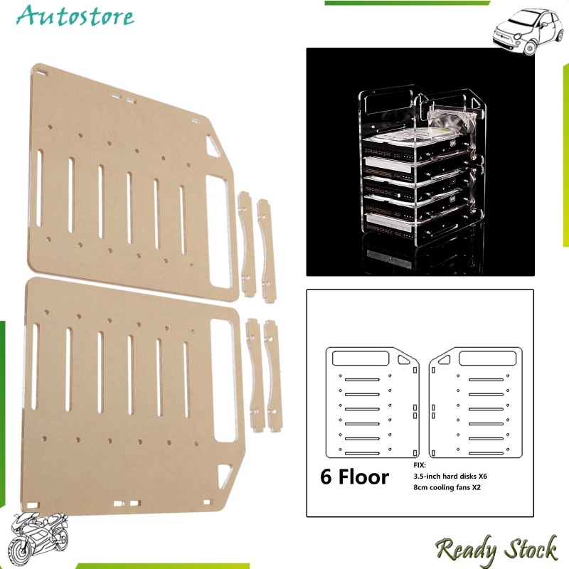 Khay Đựng Ổ Cứng Ngoài 3.5inch Bằng Acrylic Diy Cho Hdd Ssd | BigBuy360 - bigbuy360.vn