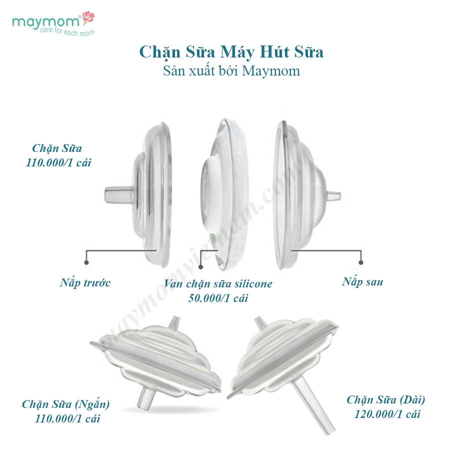 Chặn sữa ngắn dành cho máy hút sữa sản xuất bởi Maymom