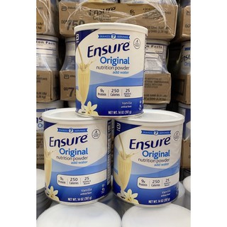 Date 2022 MẪU MỚI LỐC 3 LON SỮA BỘT ENSURE MỸ 397g tại BINBINVN2020