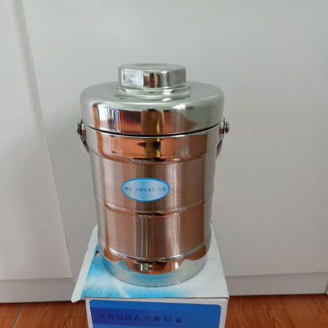 Cặp lồng inox 3 ngăn ( 1,3 lít và 2 lít)
