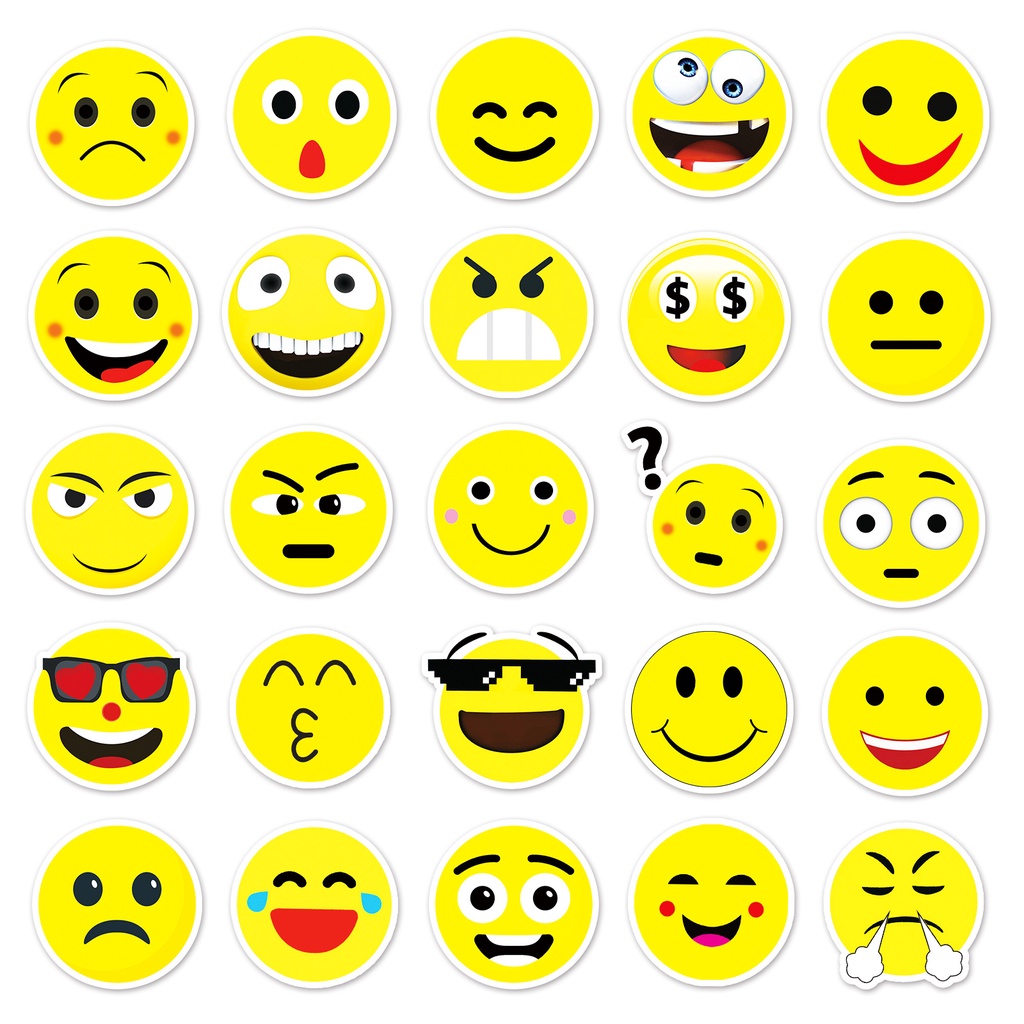 Sticker dán vali, nón bảo hiểm, đàn, guitar, ukulele, laptop, điện thoại nhiều kiểu chống nước - Bộ 50 Sticker M27