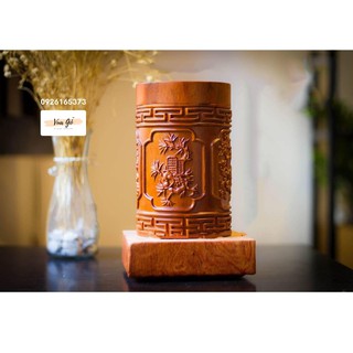 Hộp Chè Gỗ Hương Nguyên Khối - Mã Đáo Thành Công