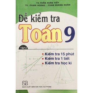 Sách - (Combo 2 tập) Đề Kiểm Tra Toán 9