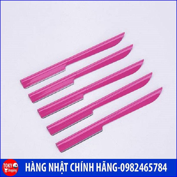 Set 5 dao cạo lông mày KAI Hàng Nhật Chính Hãng