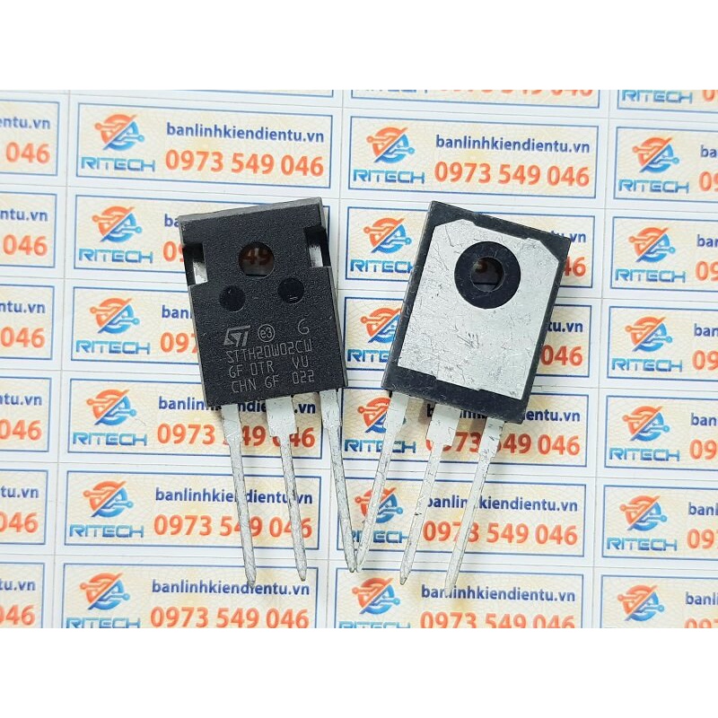 STTH20W02CW 20W02 Diode 20A/200V TO-247