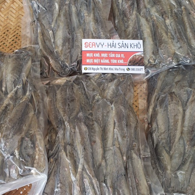 🐟🍖 Cá chai khô, khô cá chai nguyên con, Đặc sản Nha Trang, gói 500 gram - Seavy 🐟🍖