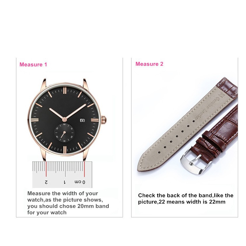 Dây Đeo Bằng Da Chất Lượng Cao Cho Đồng Hồ Samsung Galaxy watch Active 2 40mm 44mm watch 5 watch5 pro watch4 watch 4 classic 42mm 46mm