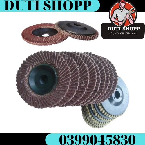 Ráp xếp đánh bóng, đĩa nhám xếp, làm sạch bề mặt 4 inch (Siêu sạch)