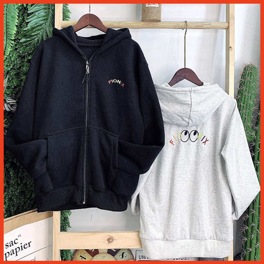 ÁO HOODIE - ÁO KHOÁC NỈ NGOẠI Fio Nix ( Kèm Ảnh Thật)