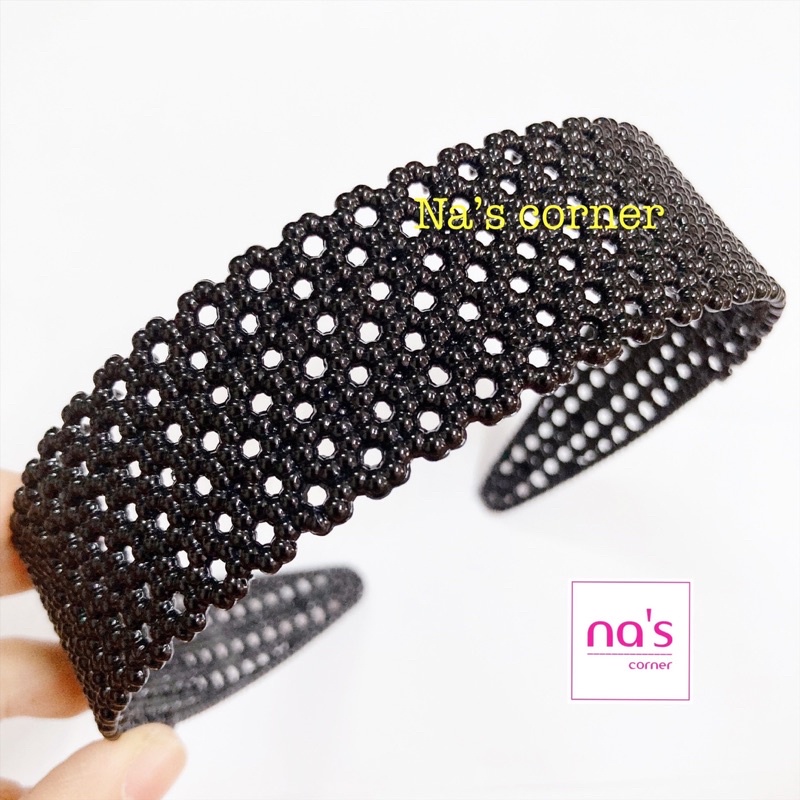 Cài tóc bờm tóc đơn giản nhựa lưới