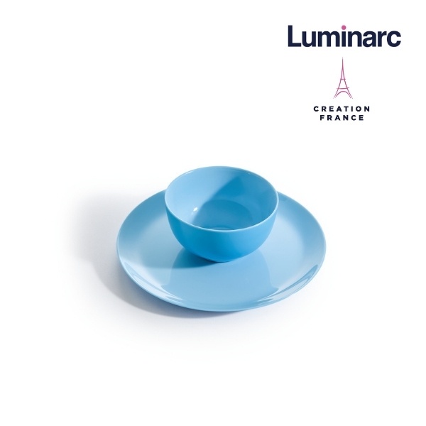 Bộ 6 Chén Thủy Tinh Luminarc Diwali Light Blue 12cm - LIDIP9203 | Phân Phối Chính Hãng