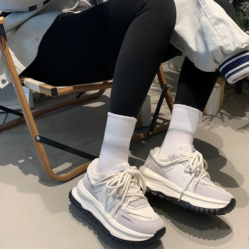 Giày Thể Thao Da Mềm Thời Trang Mùa Xuân Cho Nữ