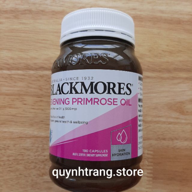 [Mẫu mới]Viên uống tinh chất hoa anh thảo Blackmore Evening Primrose oil 190 viên Úc