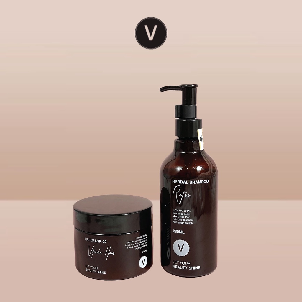 Combo Ngăn Rụng Tóc, Phục Hồi Hư Tổn, Tóc Bồng Bềnh, Mềm Mượt, COMBO 9 VyvyHaircare 530ml