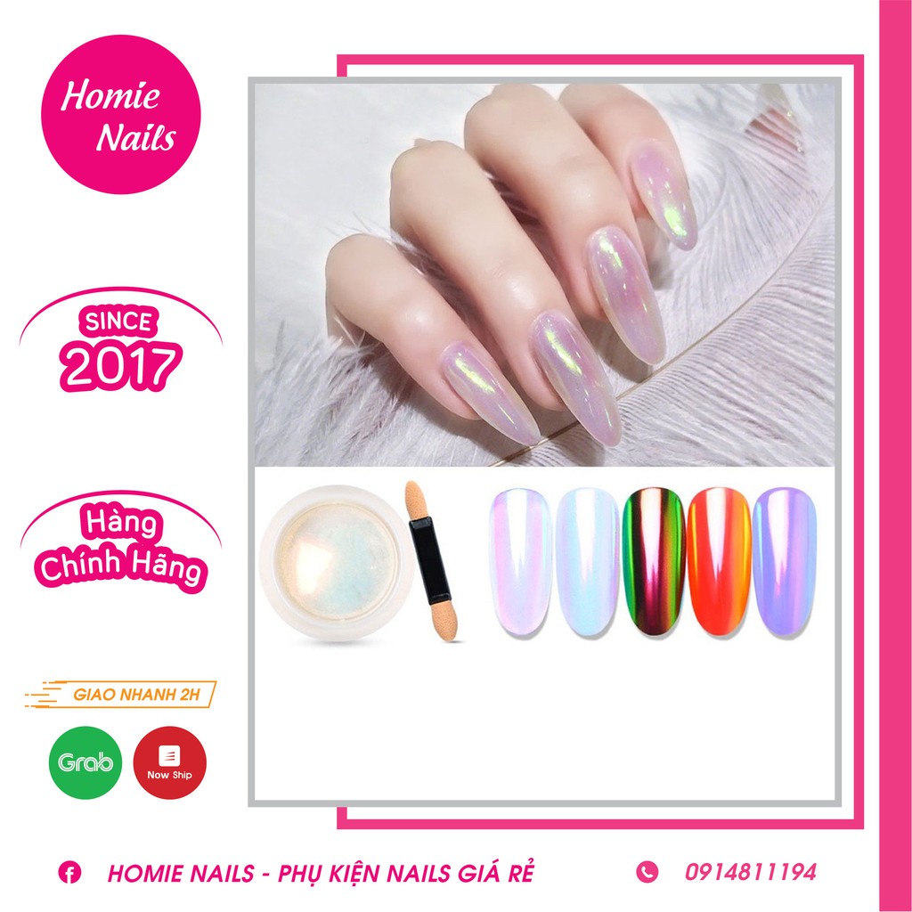 Bột Tráng Gương Ngọc Trai 6 màu (bán lẻ)