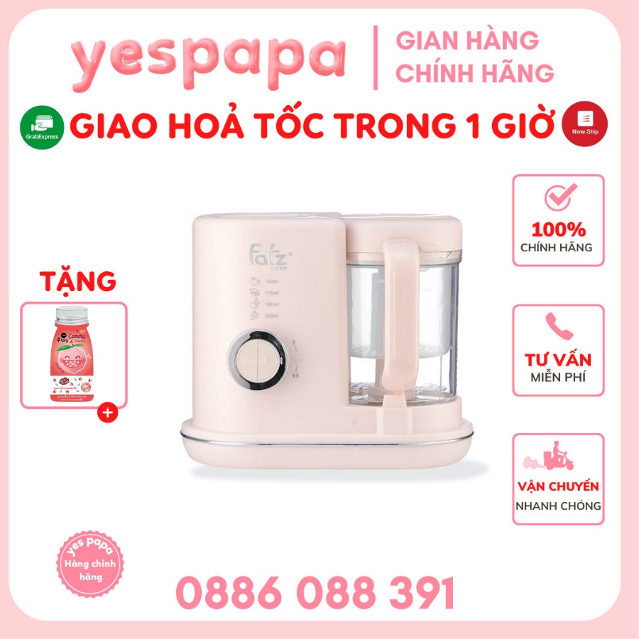 [HÀNG CHÍNH HÃNG] Máy xay và hấp thức ăn dặm Fatzbaby Pro 1 / Pro 2 / Pro 3