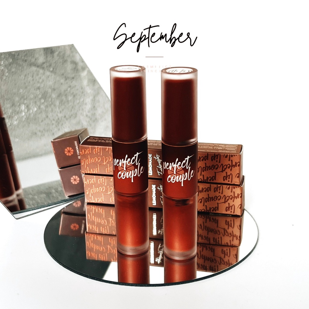 Son kem 2 đầu Lemonade Perfect Couple Lip, màu Lemonpods - september249.vn