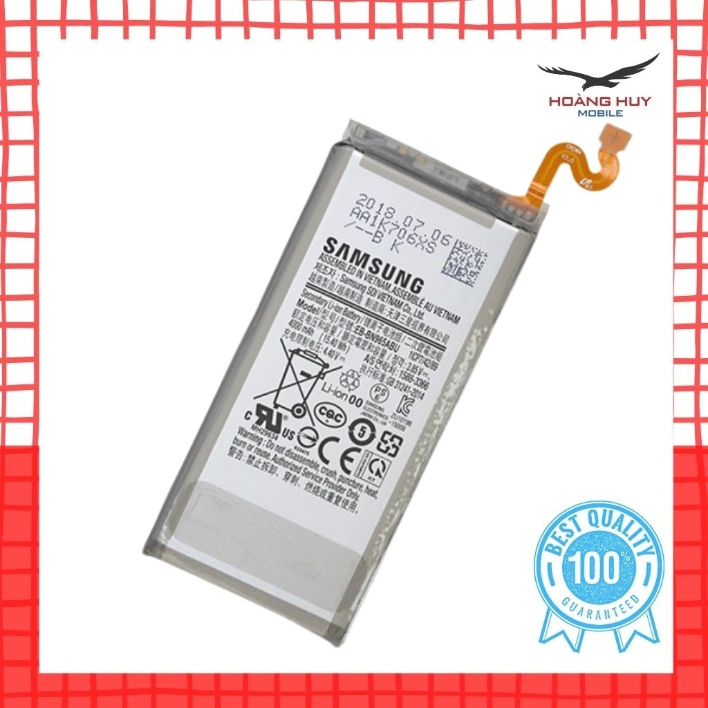 Pin Samsung Galaxy Note 9 / EB-BN965ABU Dung Lượng 3700mAh Hàng Zin Nhập Khẩu Bảo Hành 6 Tháng 1 Đổi 1