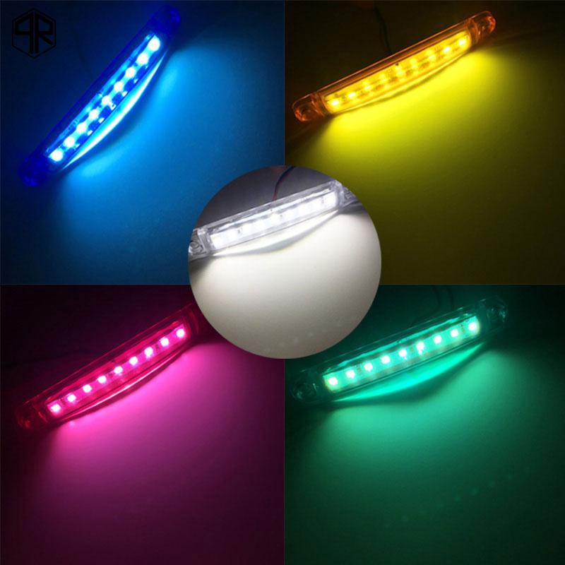 3 Color Car 9Led Side Light 24V Truck Warning Light Truck Led Strip Light Showing Width Light Auto Parts