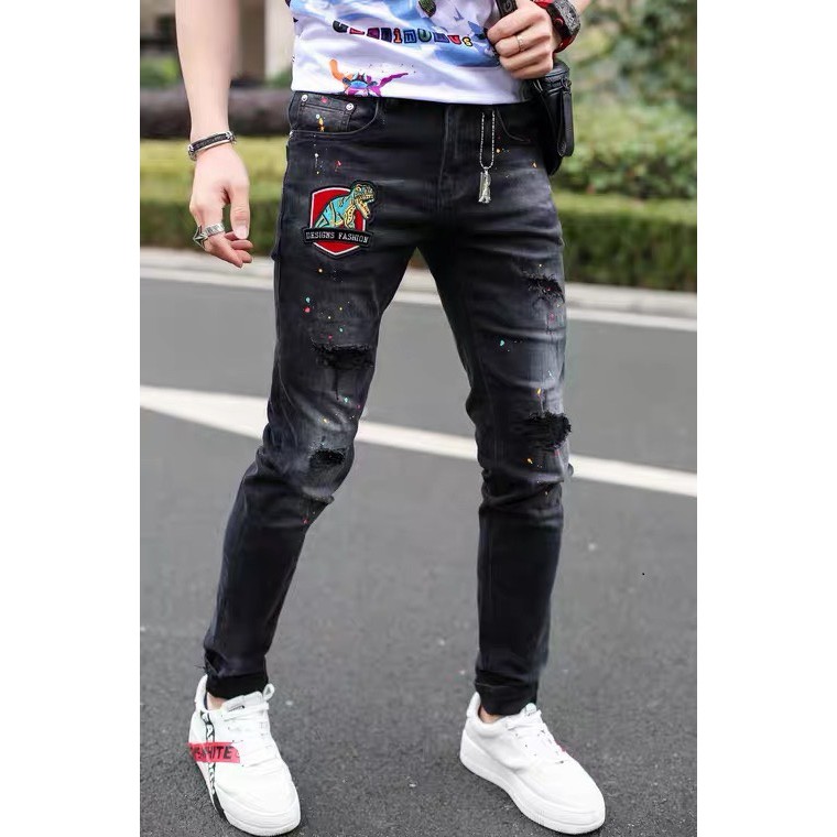 Quần Jean Nam - Quần Bò Nam co dãn ôm form tôn dáng chuẩn, quần jean thời trang cao cấp nam Muradfashion mẫu NT505