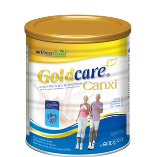 SỮA BỘT WINCOFOOD GOLDCARE CANXI 900G – ÍT BÉO, BỔ SUNG CANXI, NGỪA LOÃNG XƯƠNG