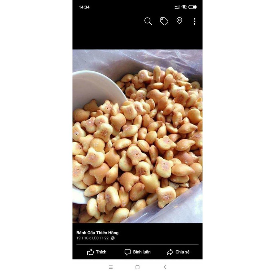 500gram bánh gấu nhân kem Liên Hưng | BigBuy360 - bigbuy360.vn