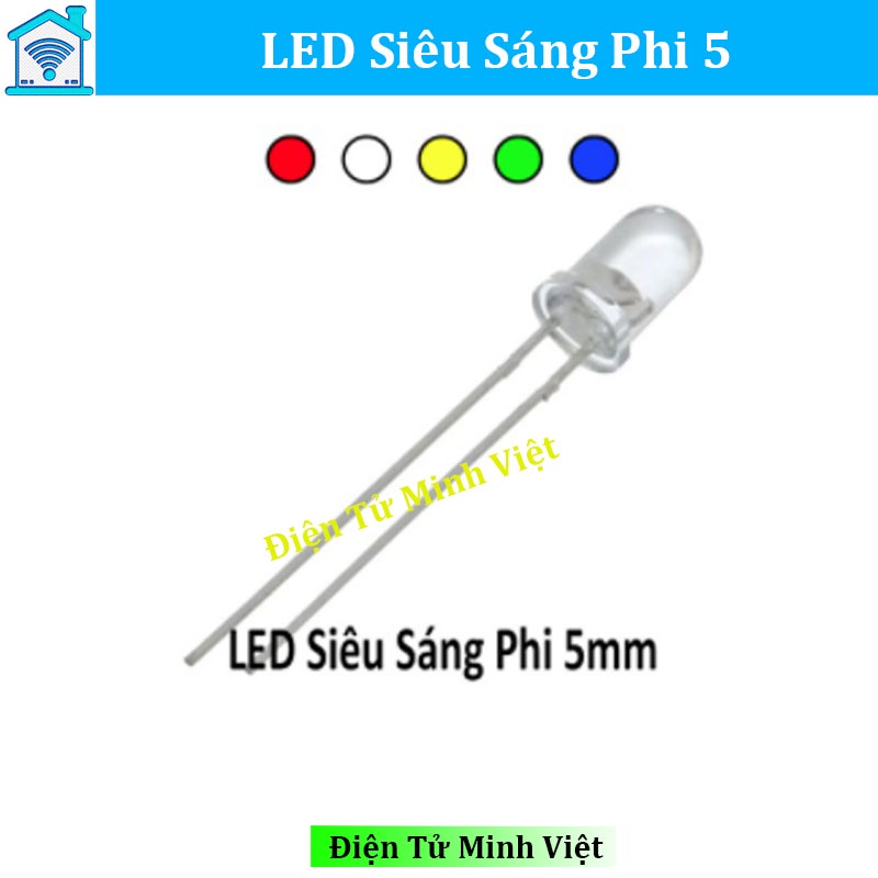 Gói 10 Con Led Các Loại Phi 5