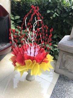 Đơn sỉ 100 cành tầm xuân handmade