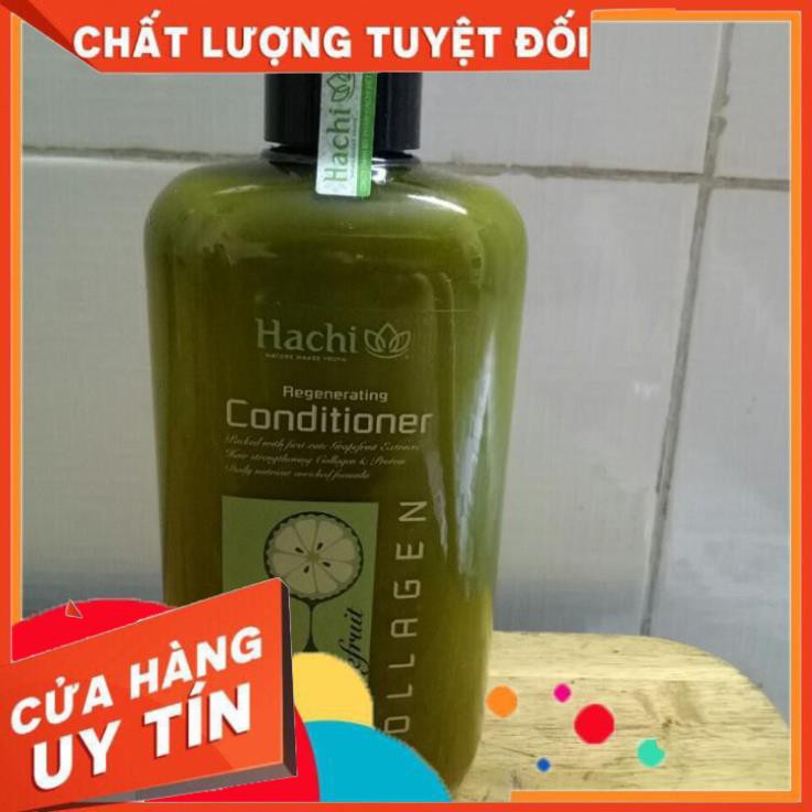 [1Gội +1Xã] Cặp Dầu Gội Dầu Xả HACHI Dùng Cho Tóc Gãy Rụng  500ml