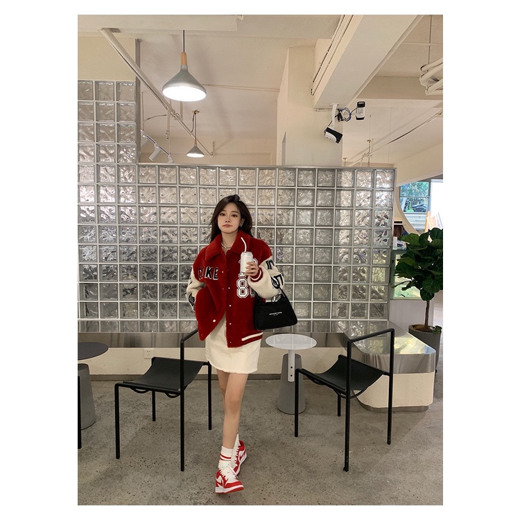 Áo Bomber Lisa 1886 BabyRed FW21