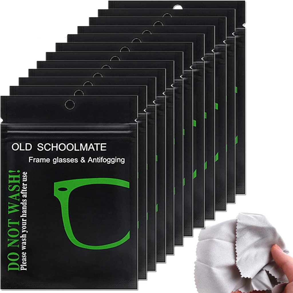 Khăn Lau Mắt Kính Vải Da Lộn Sợi Nhỏ Chống Ẩm Chống Sương Mù Tái Sử Dụng Được