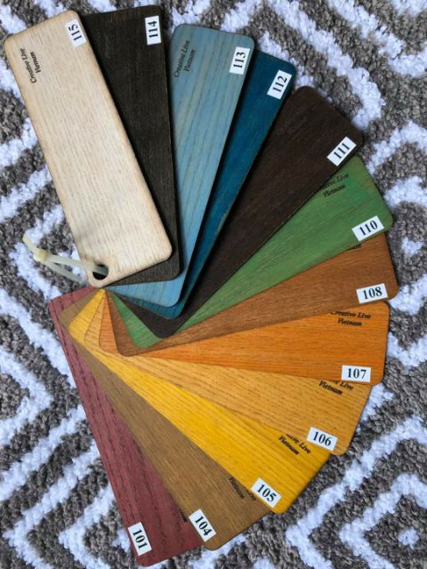 Màu sơn lau gỗ wood stain creative life lon 800g