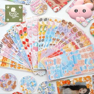 Sticker trang trí Toploader chủ đề Động Vật xinh xỉu up xỉu down