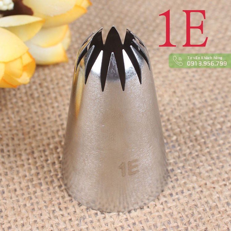 Đuôi bắt bông kem, tạo hình bánh quy 3D số 1E