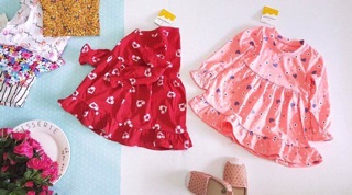 Combo váy bé gái xuất dư