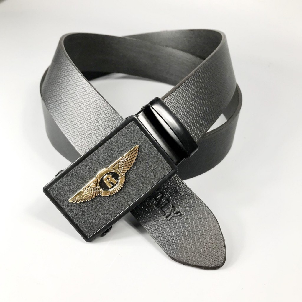 Thắt lưng da nam khóa tự động, Mặt khóa chống gỉ RollJoy