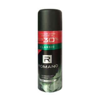 XỊT KHỬ MÙI TOÀN THÂN ROMANO CLASSIC 195ml