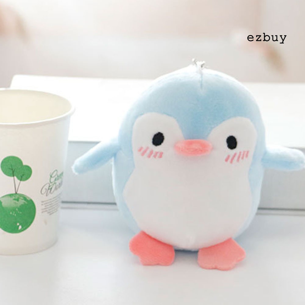Móc Khóa Hình Chim Cánh Cụt Nhồi Bông Dễ Thương