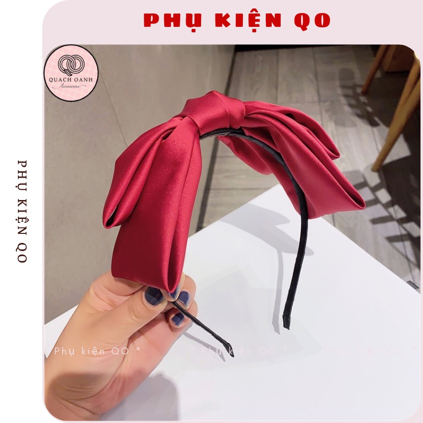 Cài tóc nơ công chúa chất liệu Chiffon phong cách Hàn Quốc - BOM06