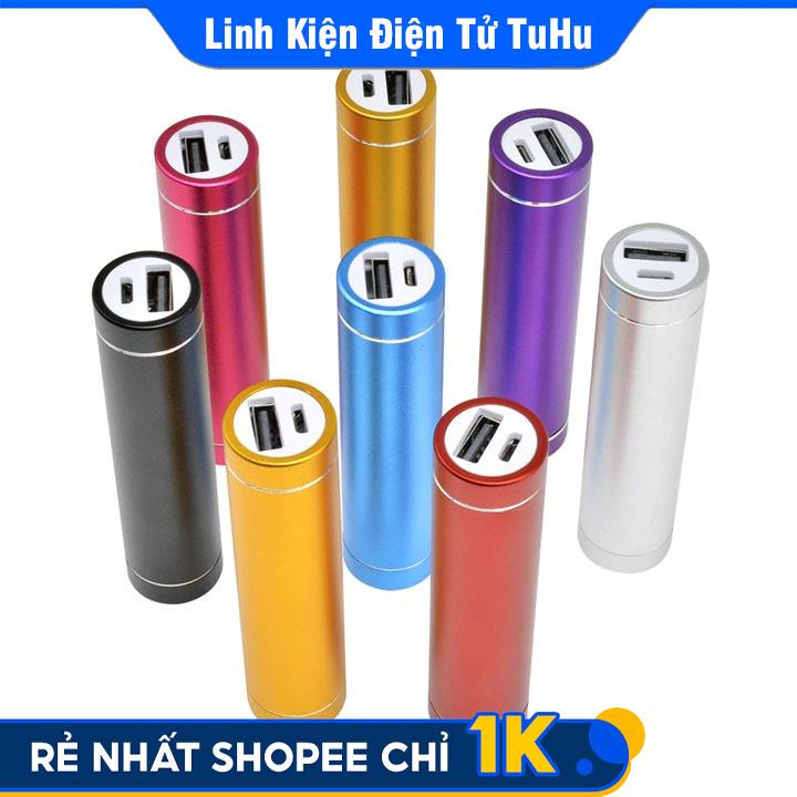 Box Sạc Dự Phòng 1 Cell Vỏ Nhôm (Không Pin)