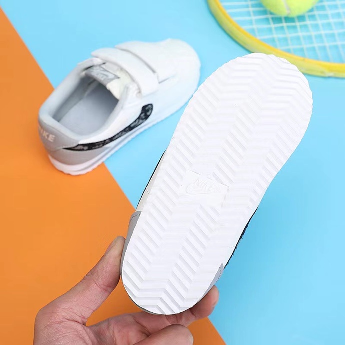 28 * Hàng Có Sẵn * Giày Thể Thao Khóa Dán Cổ Điển CORTEZ Dành Cho Bé Trai Bé Gái Tập Đi