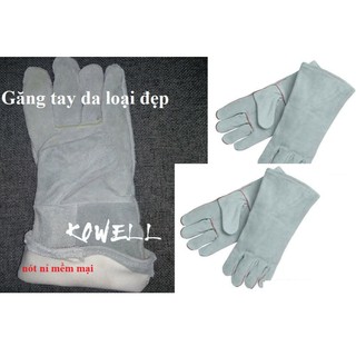 Găng tay da hàn đẹp chống cháy Găng tay hàn Bao tay hàn Găng tay bảo hộ lao động